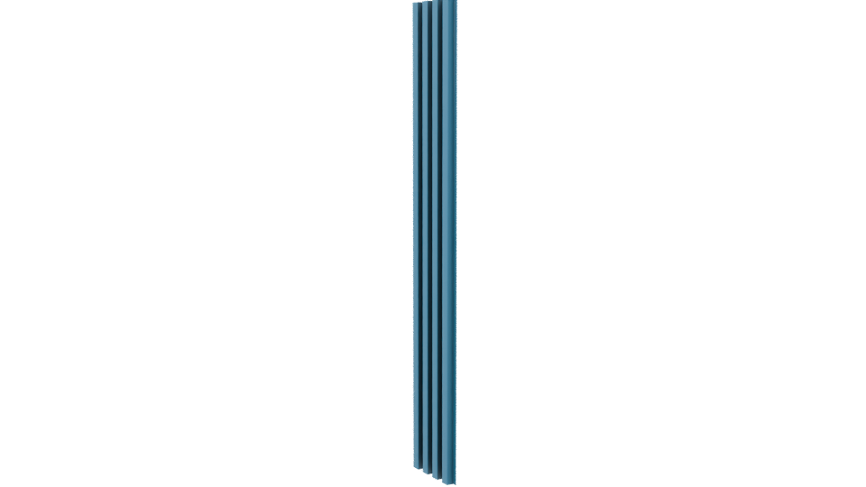 Stylized Vertical Pillar Model - Professional 3D Model Render 7