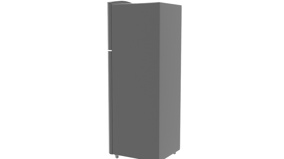 Sleek Modern Refrigerator Model 3D - Professional 3D Model Render 3
