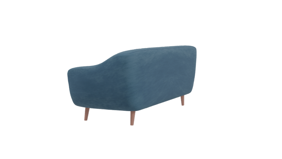 Elegant Modern Sofa 3D Model - Professional 3D Model Render 3