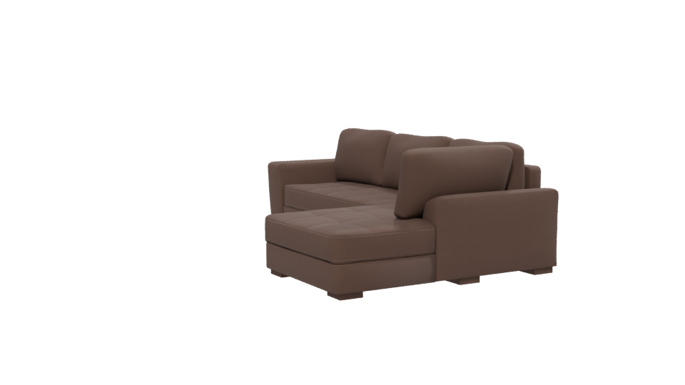 Elegant Modern Sectional Sofa 3D Model - Professional 3D Model Render 13