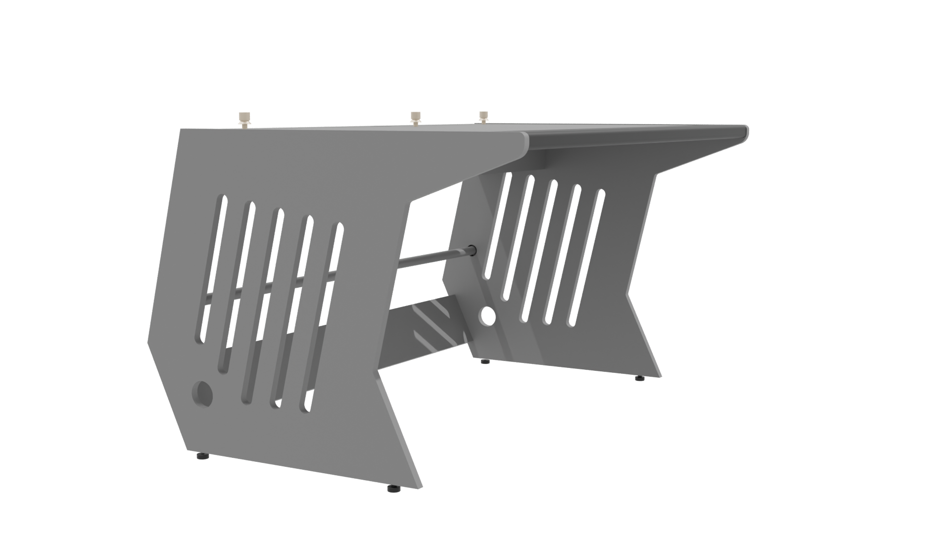 Sleek Modern Office Table 3D - Professional 3D Model Render 9