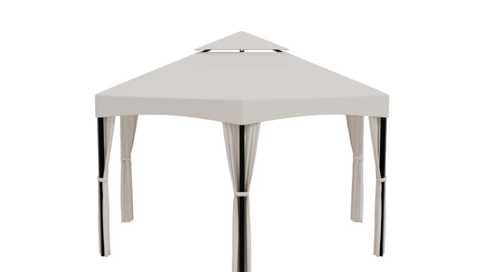 Stylish Outdoor Canopy Tent 3D Model - Professional 3D Model Render 11