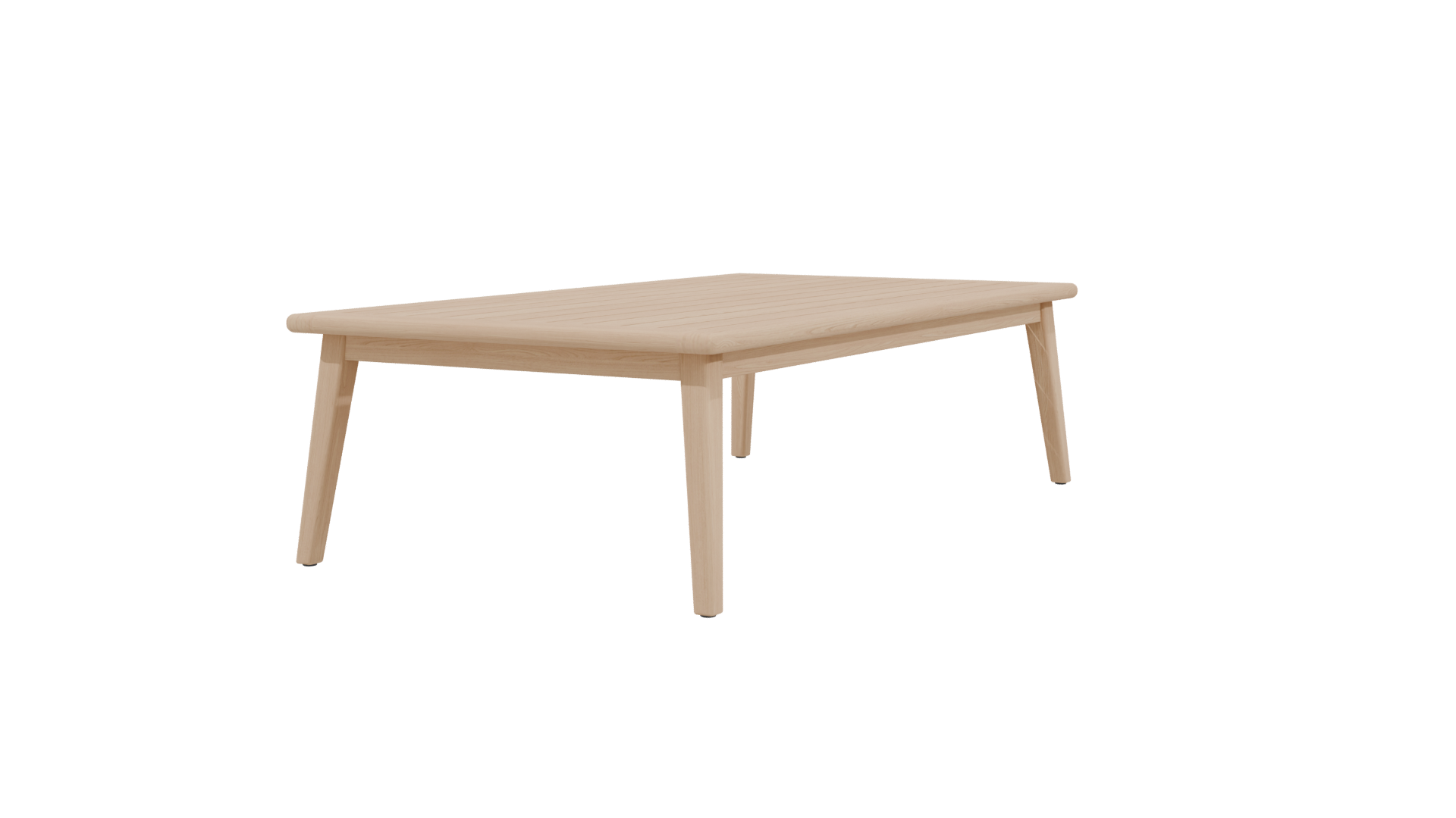 Sleek Modern Wooden Dining Table 3D Model - Professional 3D Model Render 15