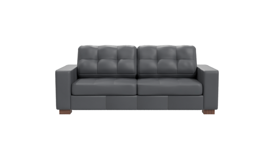 Stylish Modern Leather Sofa 3D Model - Professional 3D Model Render 11
