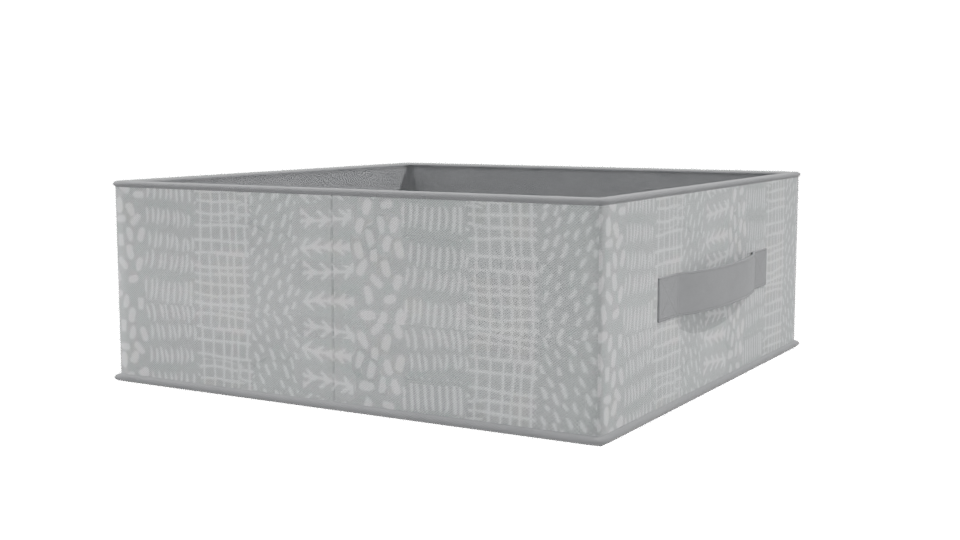 Stylish Fabric Storage Basket 3D - Professional 3D Model Render 9