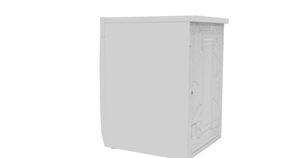 Realistic Household Dryer Model - Professional 3D Model Render 3