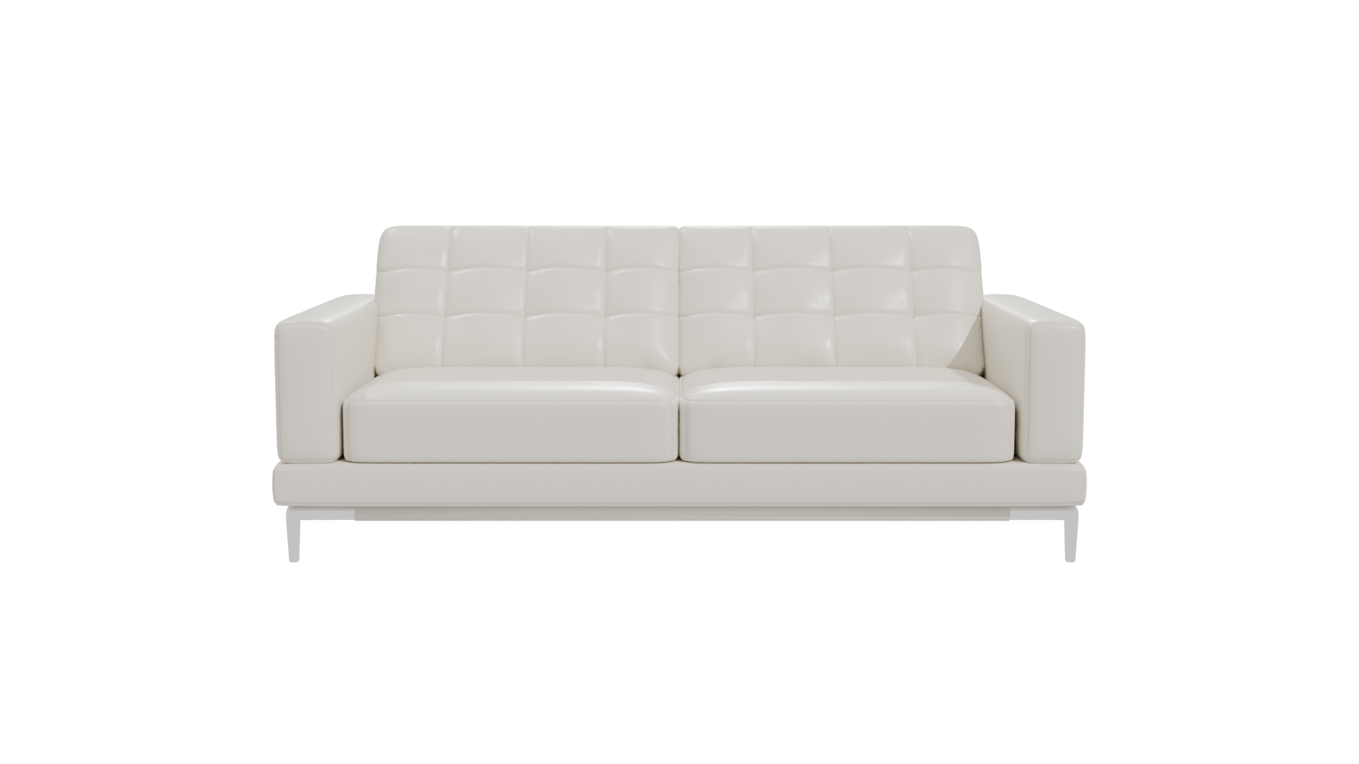 Contemporary White Sofa Model - Professional 3D Model Render 23