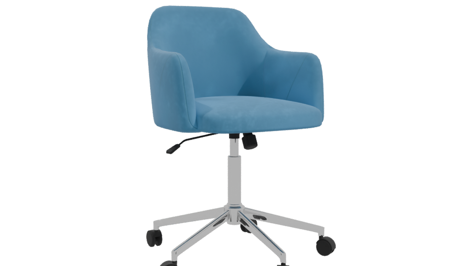 Stylish Modern Office Chair 3D - Professional 3D Model Render 10