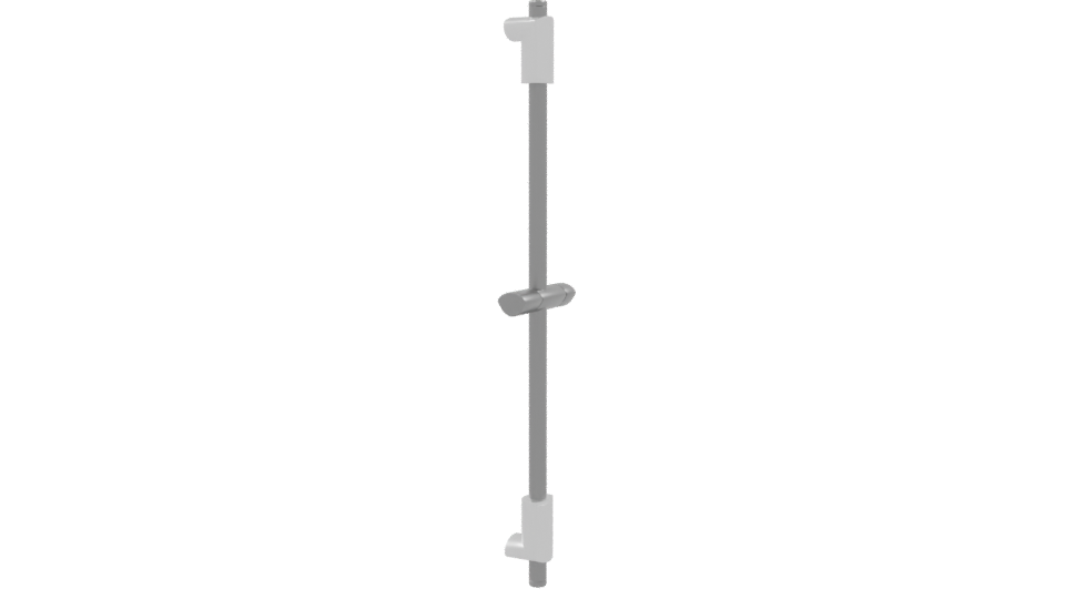 Stylish Minimalist Vertical Rod - Professional 3D Model Render 9