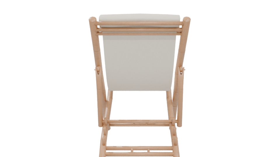 Stylish Outdoor Lounger 3D Model - Professional 3D Model Render 5