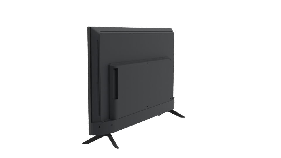 Sleek Flat Screen TV Model - Professional 3D Model Render 3