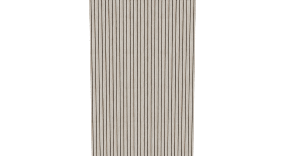 Textured Vertical Striped Wall Panel - Professional 3D Model Render 11