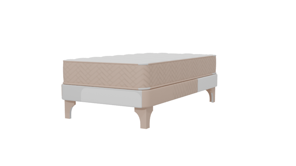 Elegant Standard Mattress Model 3D - Professional 3D Model Render 6