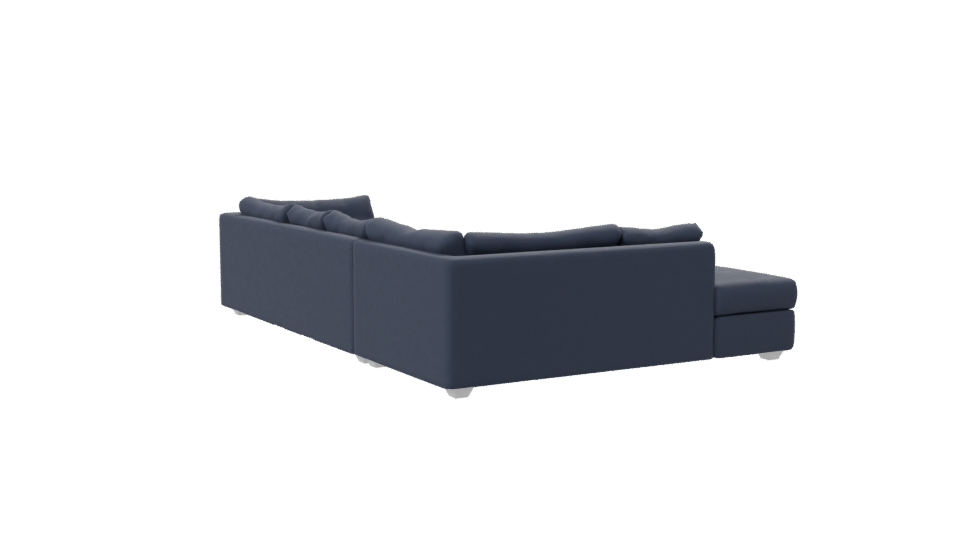 Stylish Modern L-Shaped Sofa 3D Model - Professional 3D Model Render 7