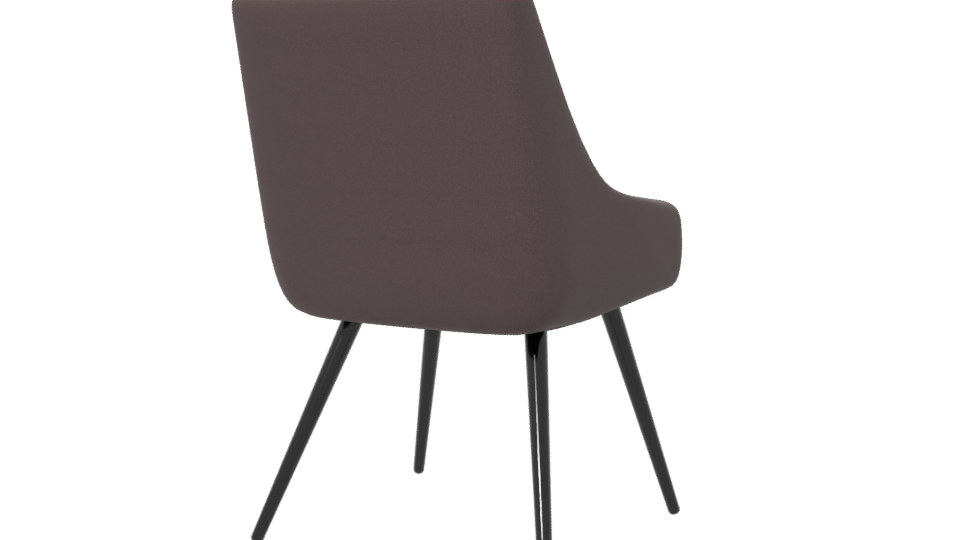 Contemporary Fabric Accent Chair 3D Model - Professional 3D Model Render 6