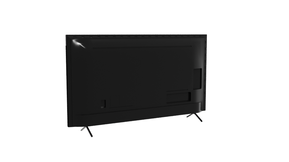 Sleek Modern Television Model - Professional 3D Model Render 4