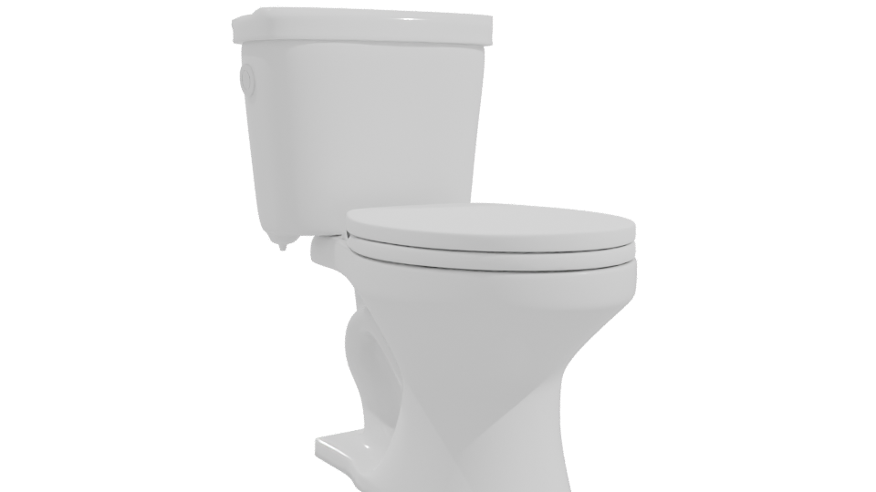 Stylish Modern Toilet 3D Model - Professional 3D Model Render 10