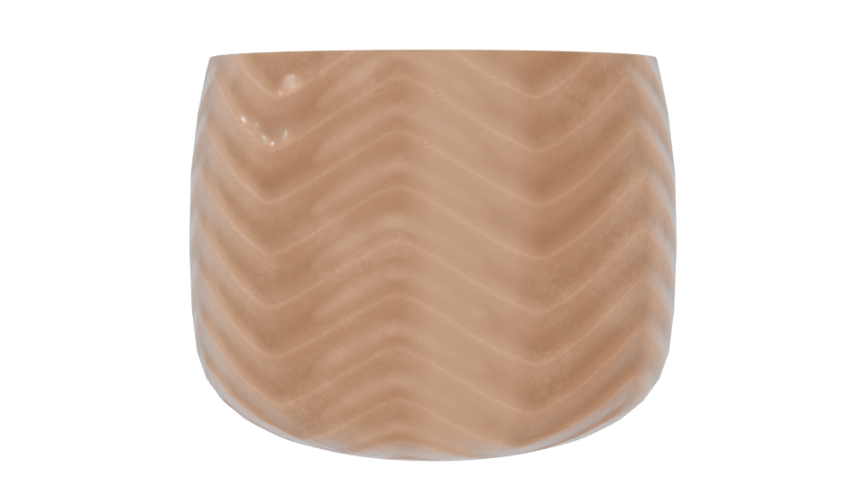 Stylish Decorative Planter Model - Professional 3D Model Render 8