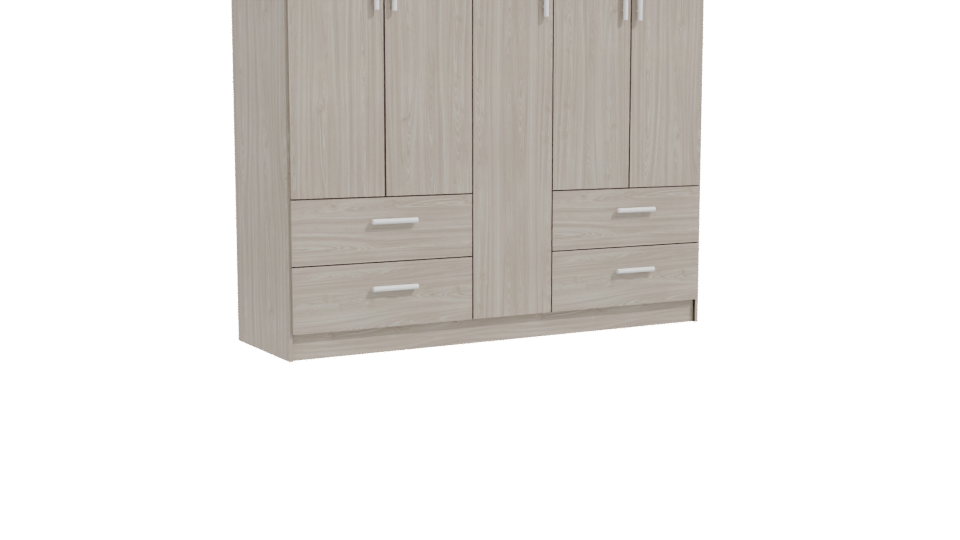 Elegant Vertical Storage Cabinet 3D Model - Professional 3D Model Render 10