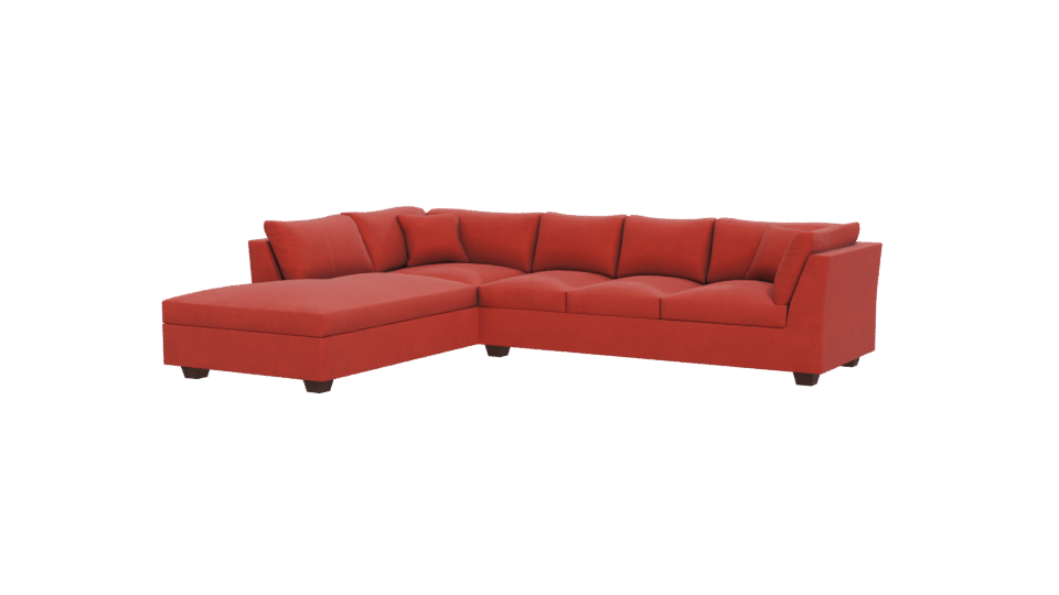 Stylish Modern Sectional Sofa 3D - Professional 3D Model Render 12