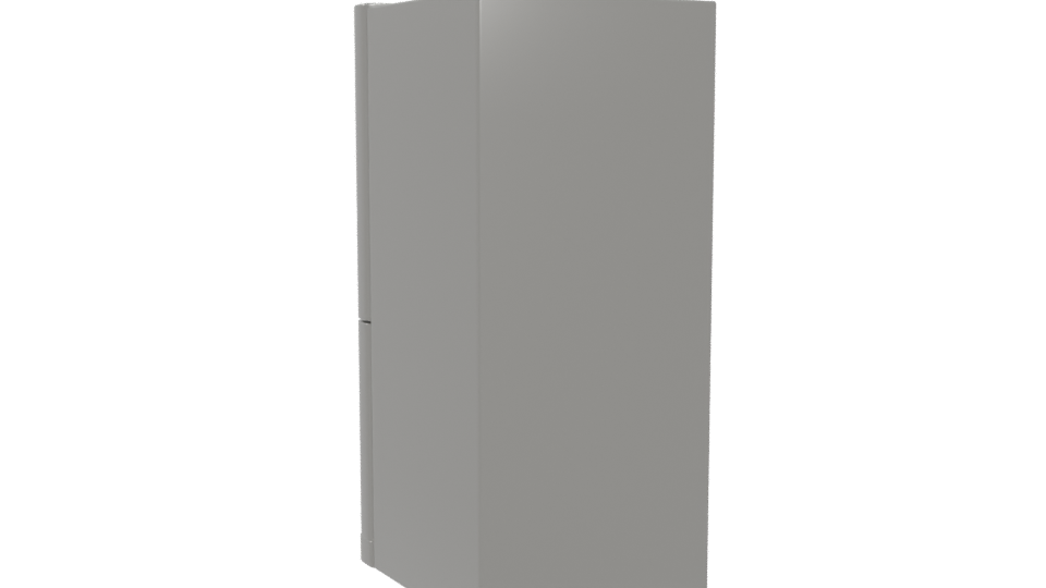 Sleek Modern Refrigerator Model - Professional 3D Model Render 4