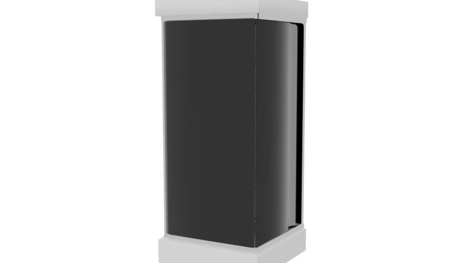 Stylish Shower Cubicle 3D Model - Professional 3D Model Render 6