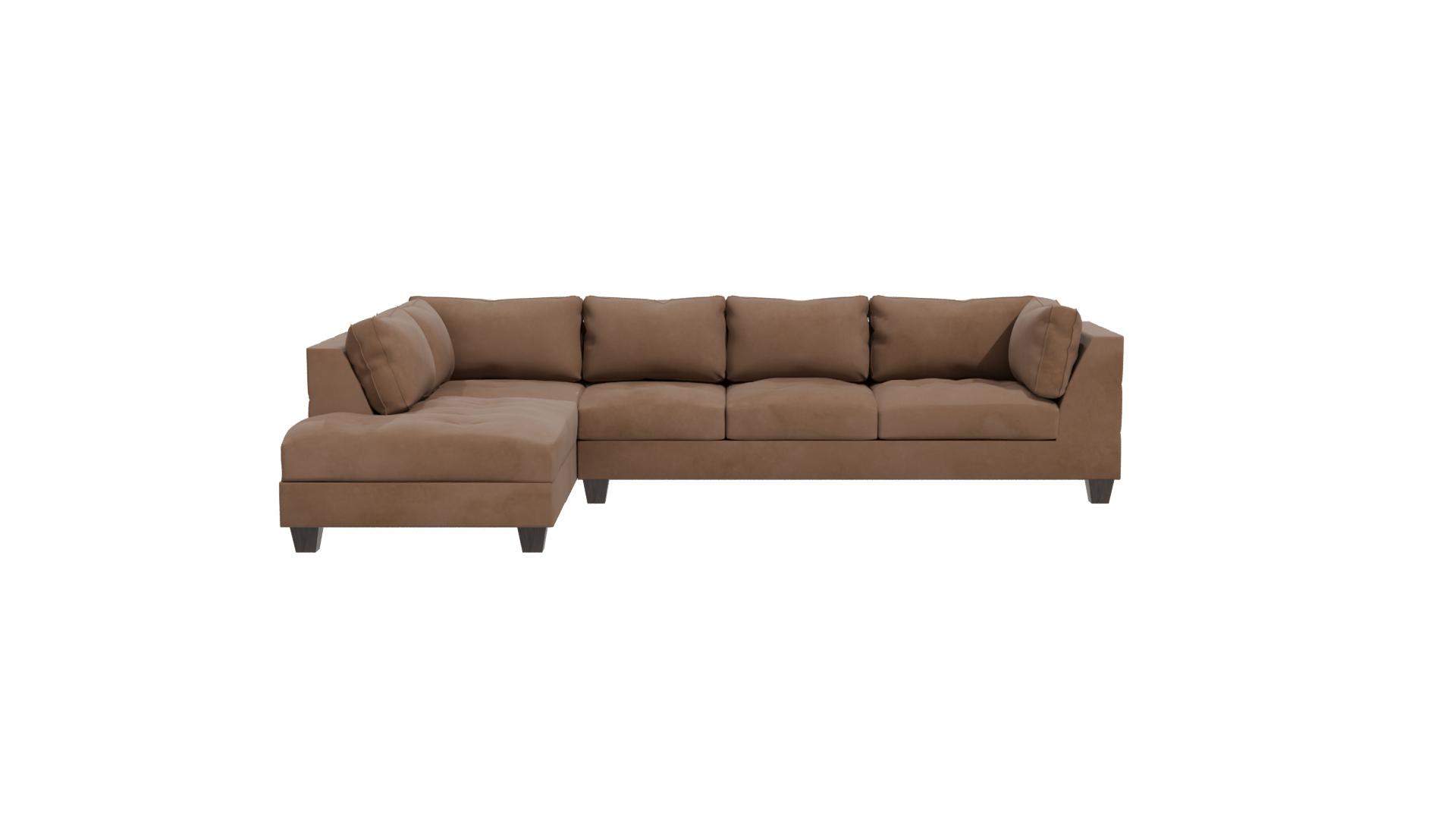 Stylish L-Shaped Sofa Model - Professional 3D Model Render 11