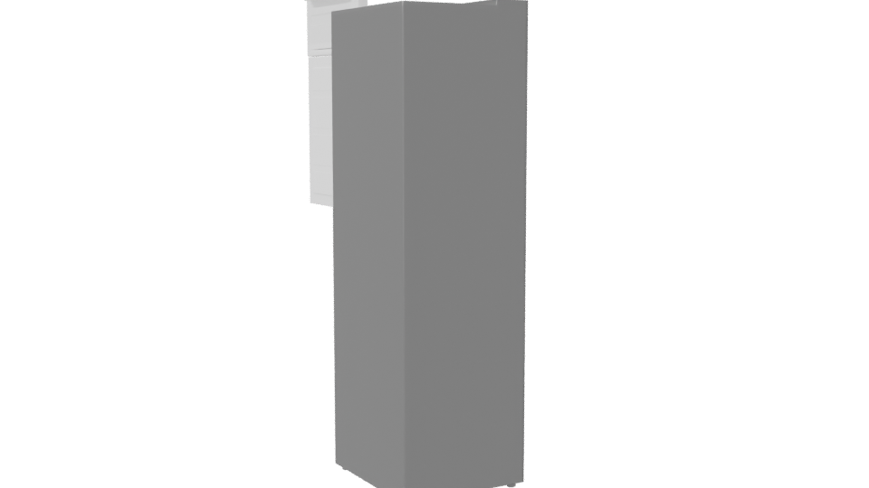 Minimalist Refrigerator 3D Model - Professional 3D Model Render 7