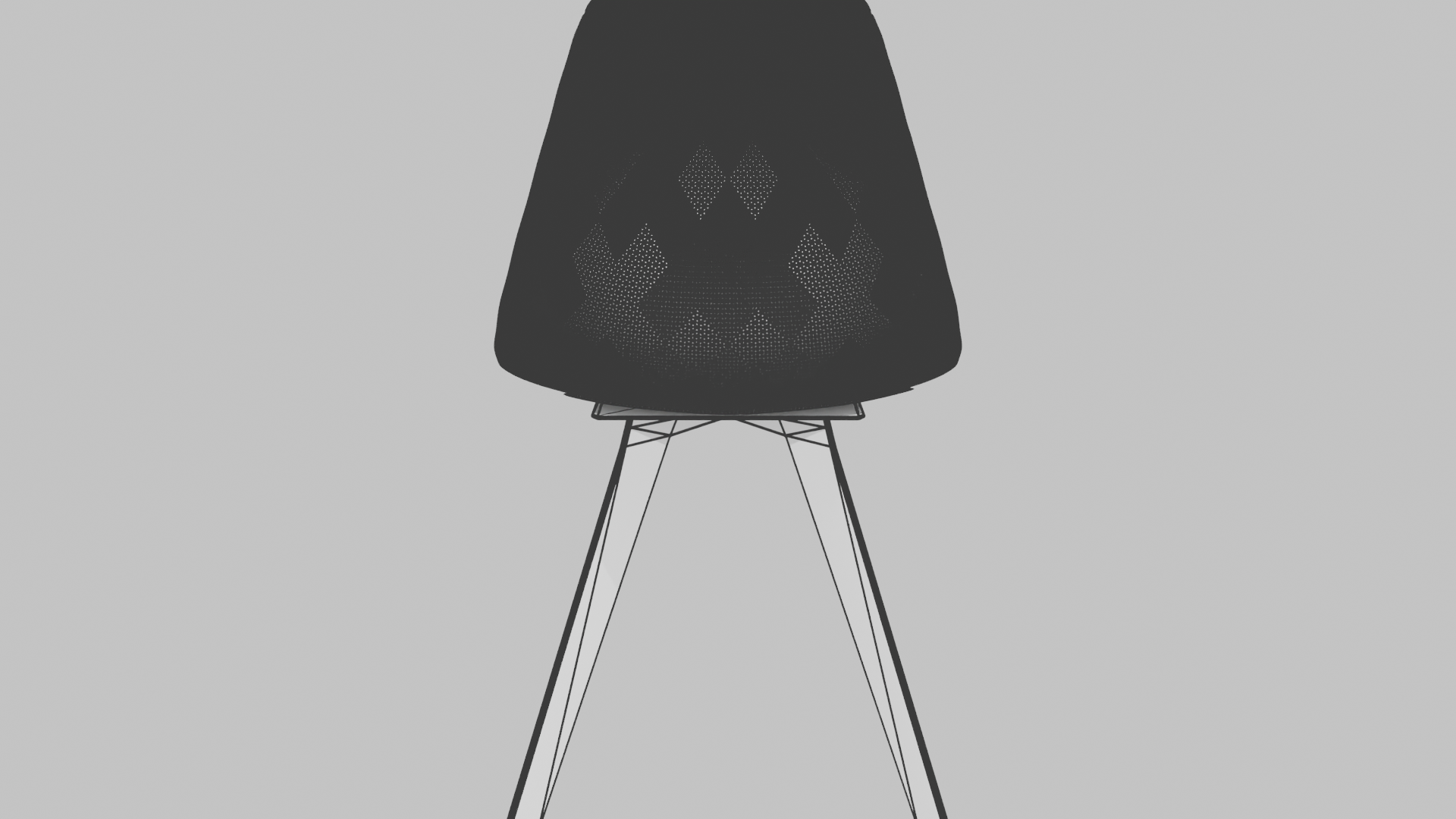 Stylish Textured Dining Chair Model - Professional 3D Model Render 14