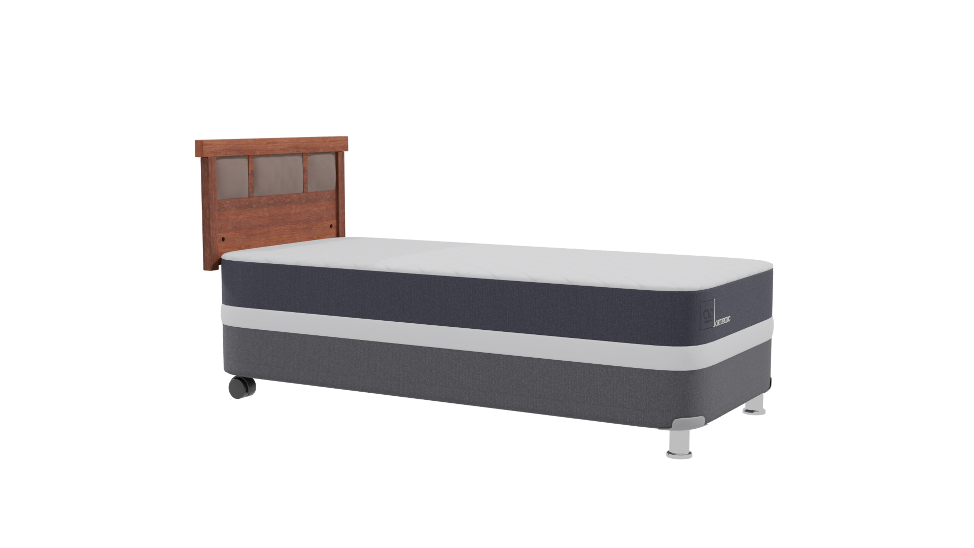 Contemporary Bed Frame Model 3D - Professional 3D Model Render 9