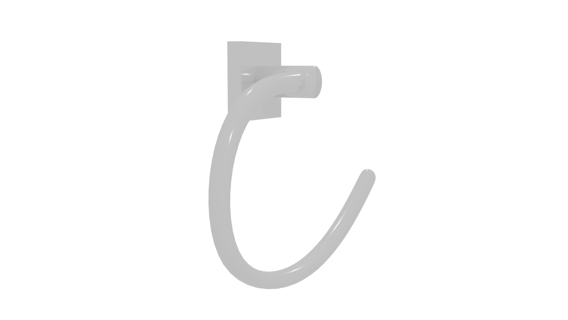 Modern Door Handle 3D Model - Professional 3D Model Render 12