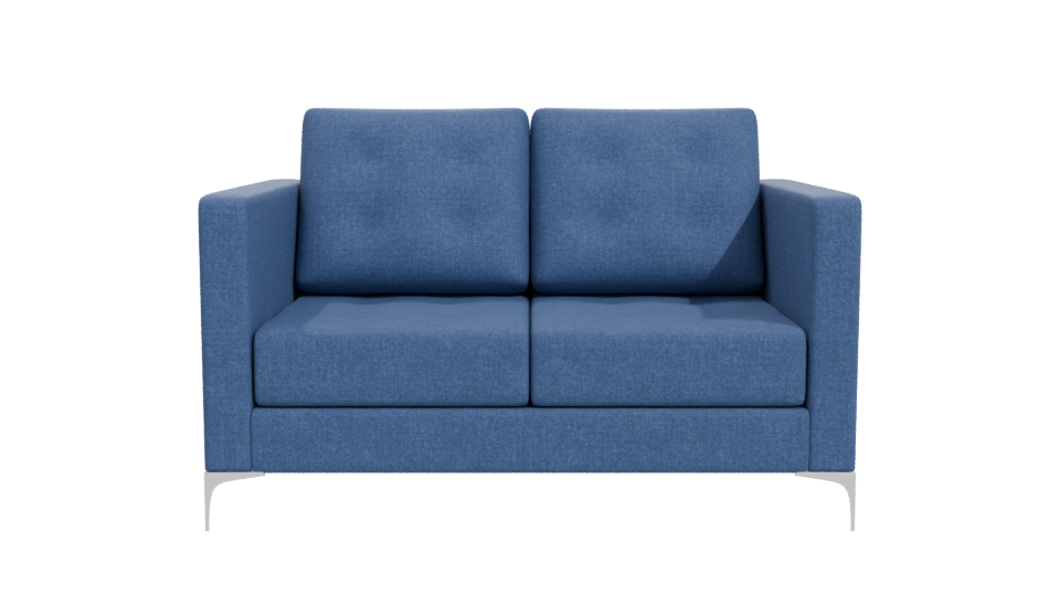 Stylish Modern Two-Seater Sofa - Professional 3D Model Render 11