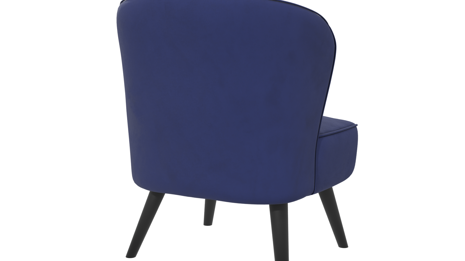 Stylish Modern Fabric Accent Chair 3D Model - Professional 3D Model Render 6