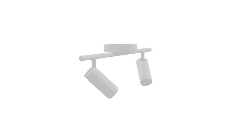 Lanark LED Double Light Fixture 3D - Professional 3D Model Render 9