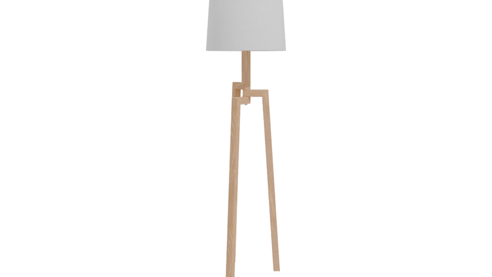 Stylish Minimalist Floor Lamp 3D Model - Professional 3D Model Render 11