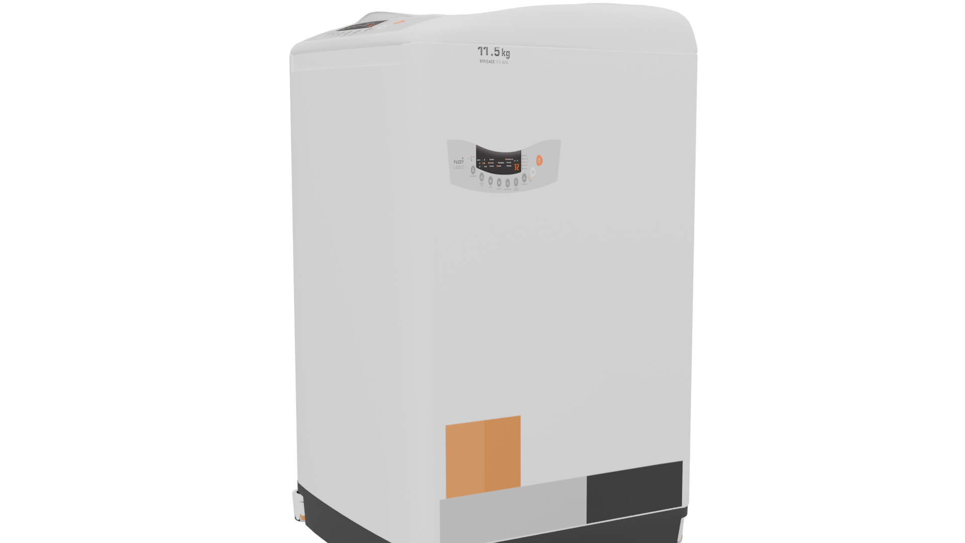 Compact Modern Washing Machine 3D Model - Professional 3D Model Render 13