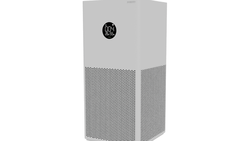 Minimalist Air Purifier Model 3D - Professional 3D Model Render 12