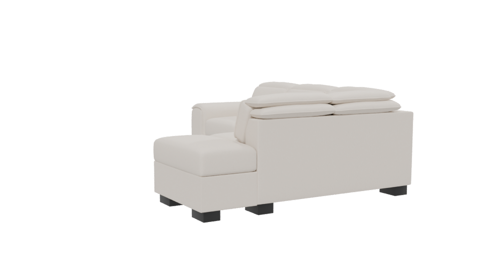 Elegant Modern Sectional Sofa 3D - Professional 3D Model Render 13