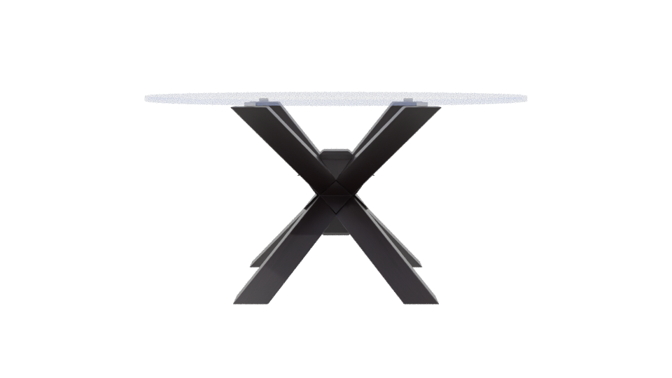 Stylish Modern Dining Table 3D - Professional 3D Model Render 8