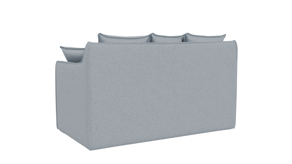 Stylish Modern Fabric Sofa 3D Model - Professional 3D Model Render 4