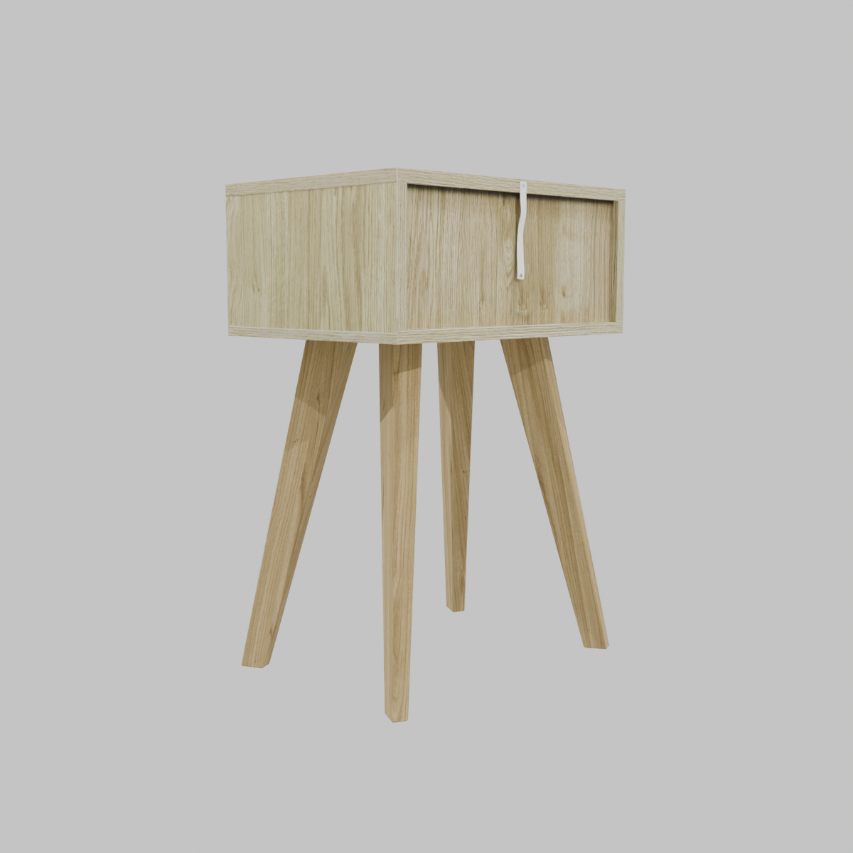 Velador Madera Ratán Tejido 30x40x60 Cm