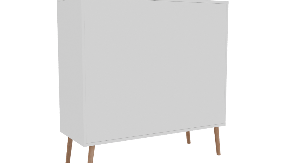 Stylish Modern Chest of Drawers 3D - Professional 3D Model Render 4