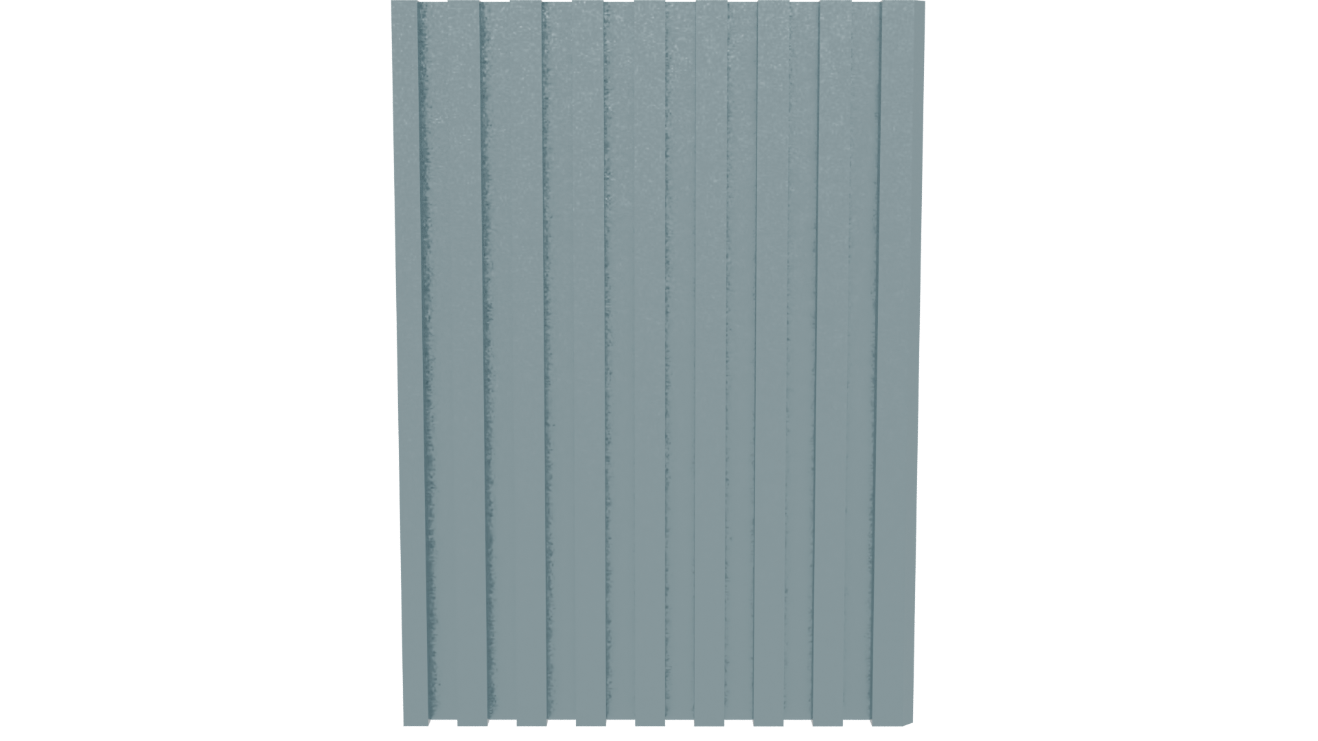 Stylized Metal Wall Panel 3D - Professional 3D Model Render 5