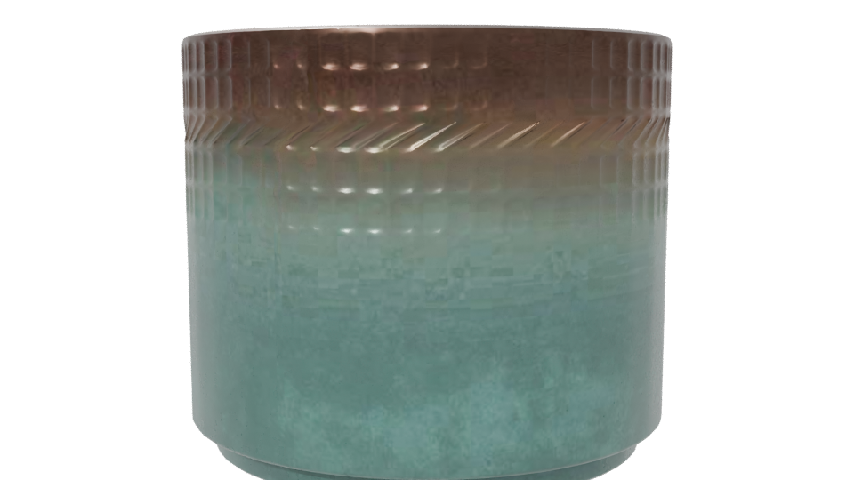 Stylish Decorative Planter 3D - Professional 3D Model Render 6