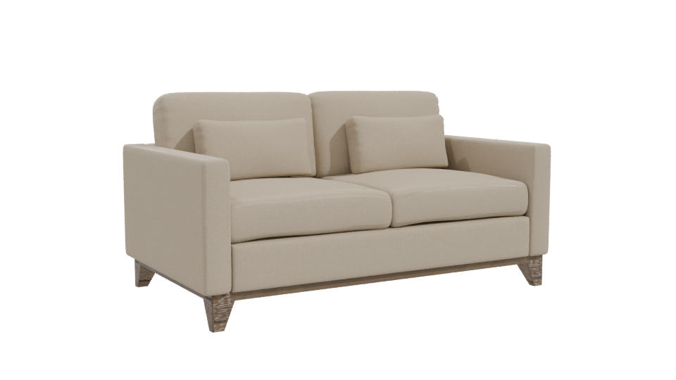 Contemporary Fabric Sofa 3D Model - Professional 3D Model Render 10