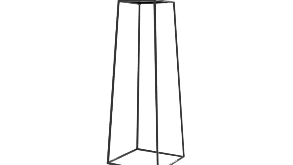 Minimalist Metal Display Stand - Professional 3D Model Render 12