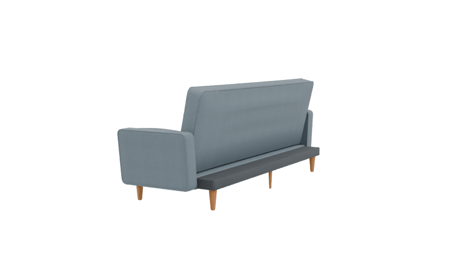 Stylish Modern Fabric Sofa 3D Model - Professional 3D Model Render 3