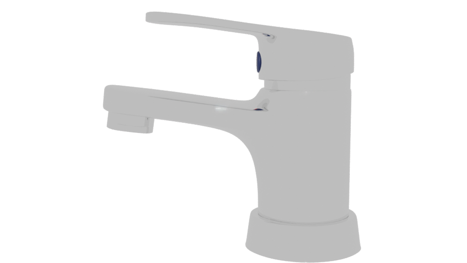 Stylish Kitchen Faucet 3D Model - Professional 3D Model Render 5