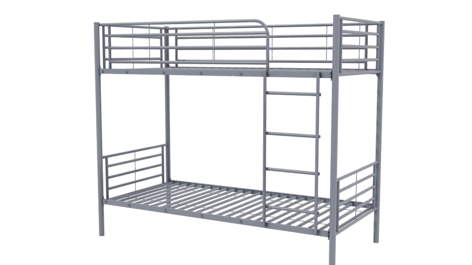 Stylish Bunk Bed 3D Model - Professional 3D Model Render 3