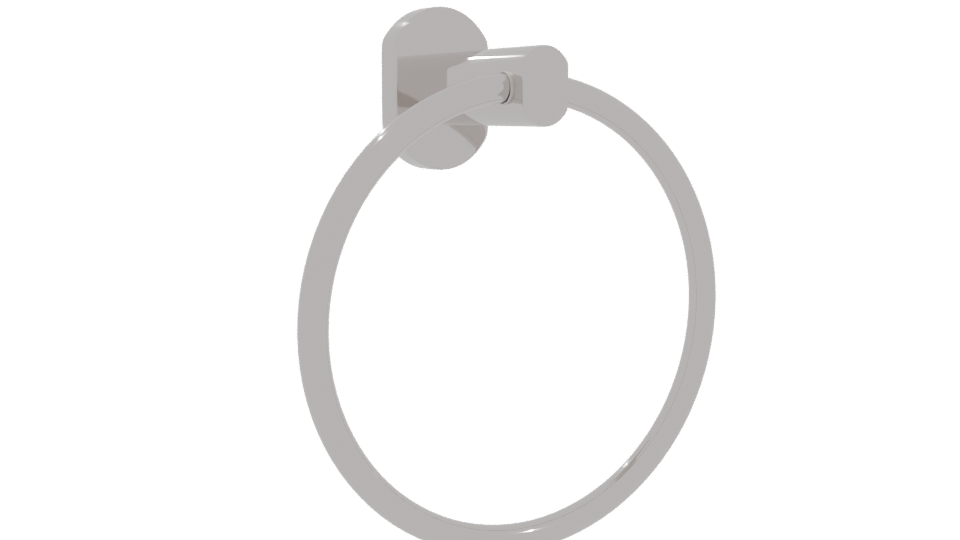 Stylish Bathroom Towel Ring 3D - Professional 3D Model Render 10